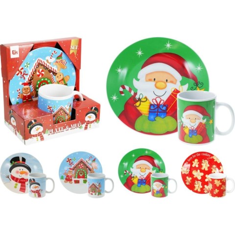 MUGPIATTO CERAMICA 4ASS